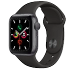 Apple Watch Series 7 41mm Space Black Titanium Case With OEM Band GPS Cellular